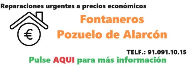 Fontaneros Pozuelo de Alarcon precios